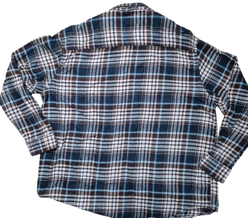Classic cotton flannel check shirt 2XL